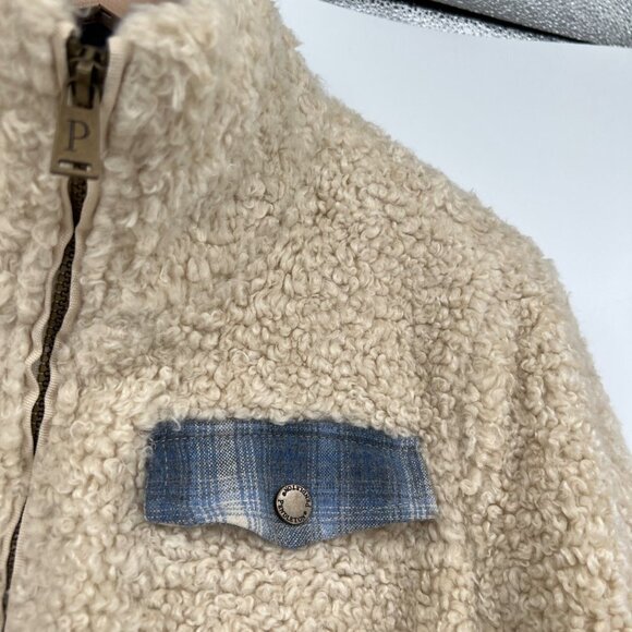 Pendleton Ladies' Fuzzy Zip Jacket Coat Teddy Bear Fall Winter Sherpa Fleece med - Picture 3 of 15